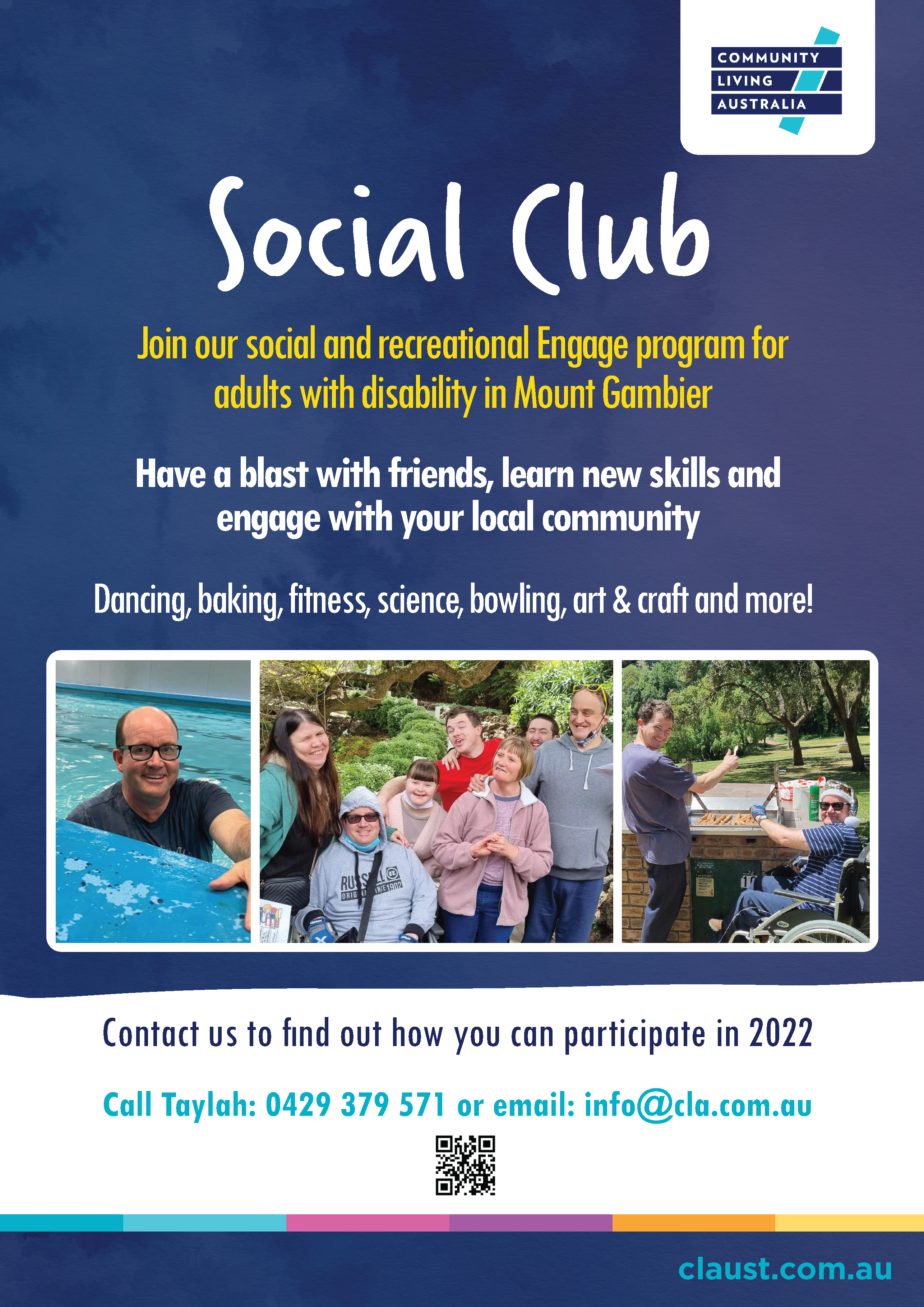 Social Club flyer. All information on the flyer is mentioned on this event page.